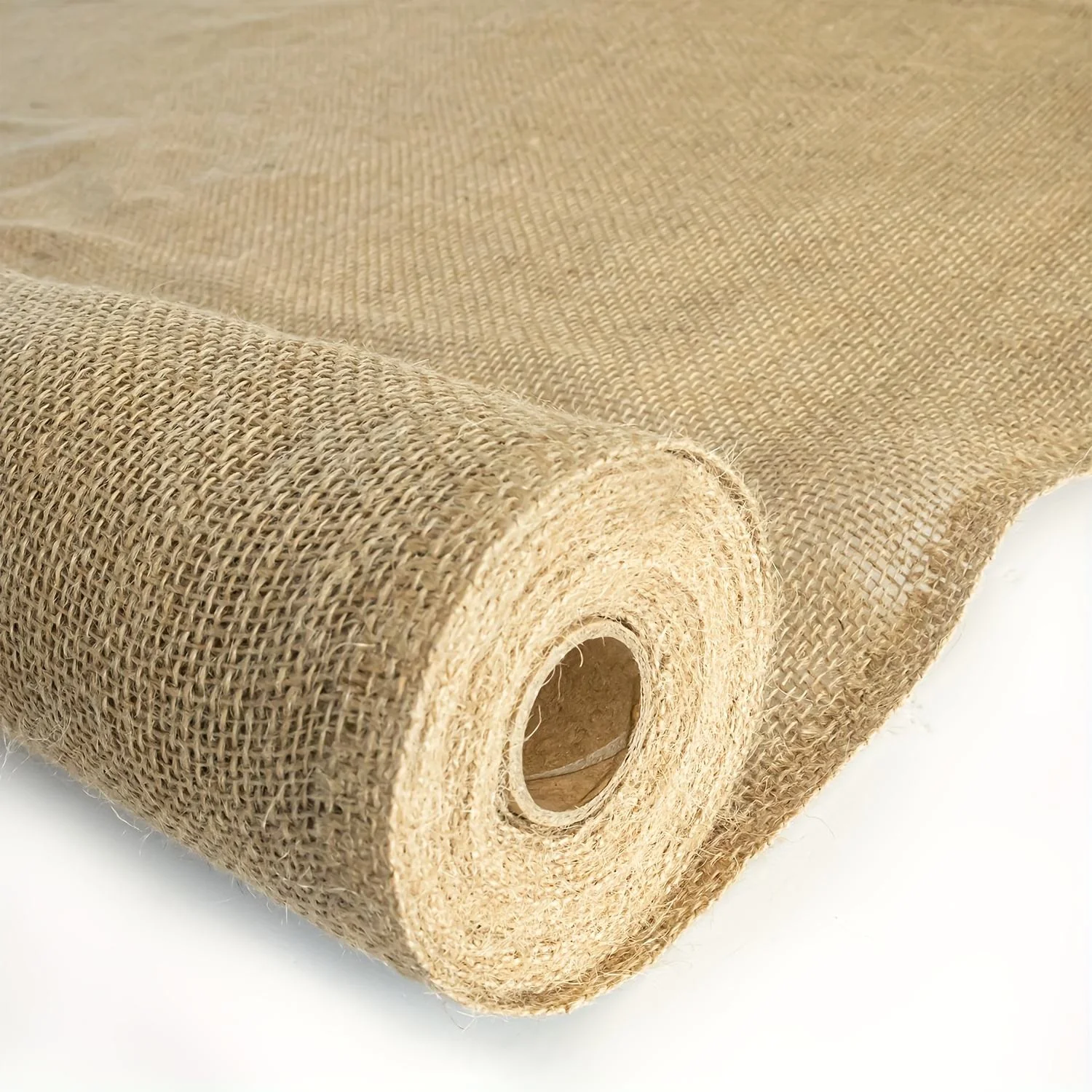 3 ft x 24 ft Burlap Fabric Roll 230 GSM Natural Jute-Style Garden, Craft & Décor Fabric F02