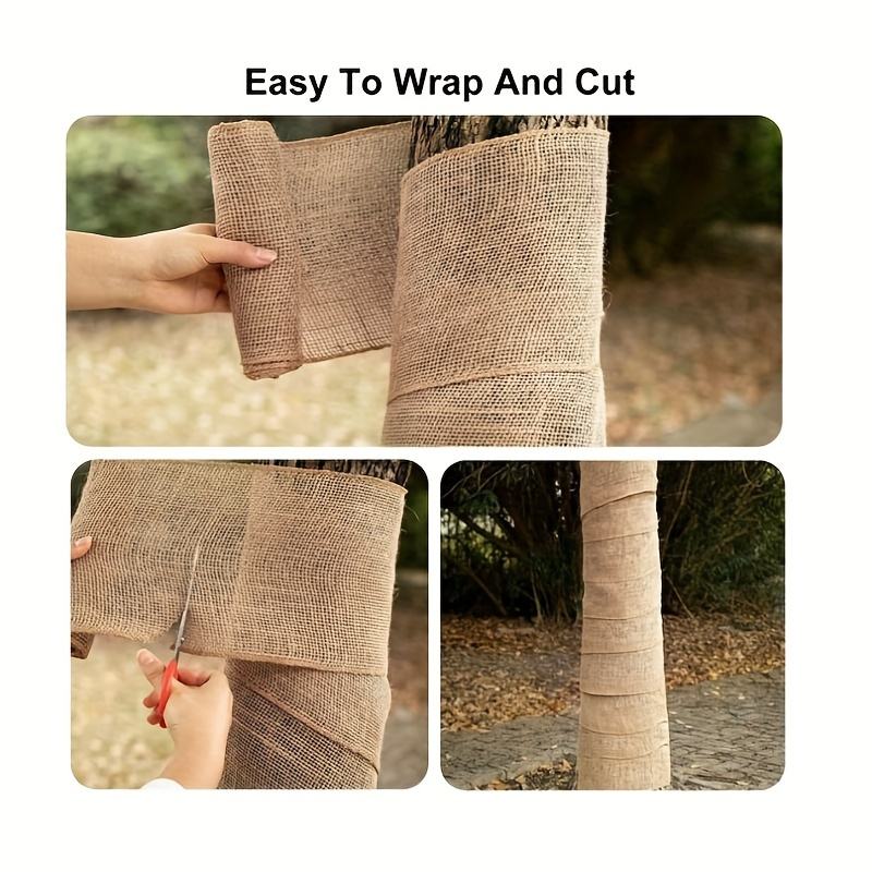 3 ft x 24 ft Burlap Fabric Roll 230 GSM Natural Jute-Style Garden, Craft & Décor Fabric F02 - Image 3