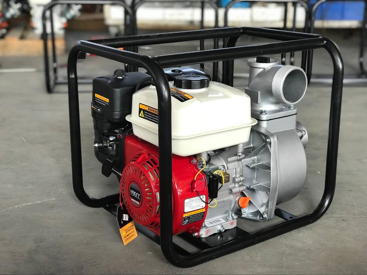 3" Gas Trash Water Pump – GX200 Engine, 6.5 HP High-Performance | SKU: WP30