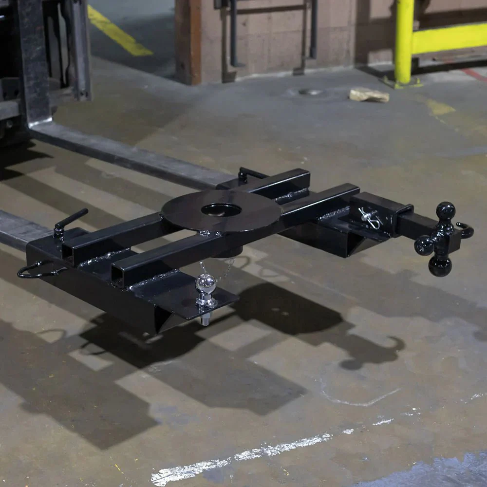 3 in 1 Forklift Mounted Hitch No King Pin 2in Receiver Gooseneck FG30 - Image 4