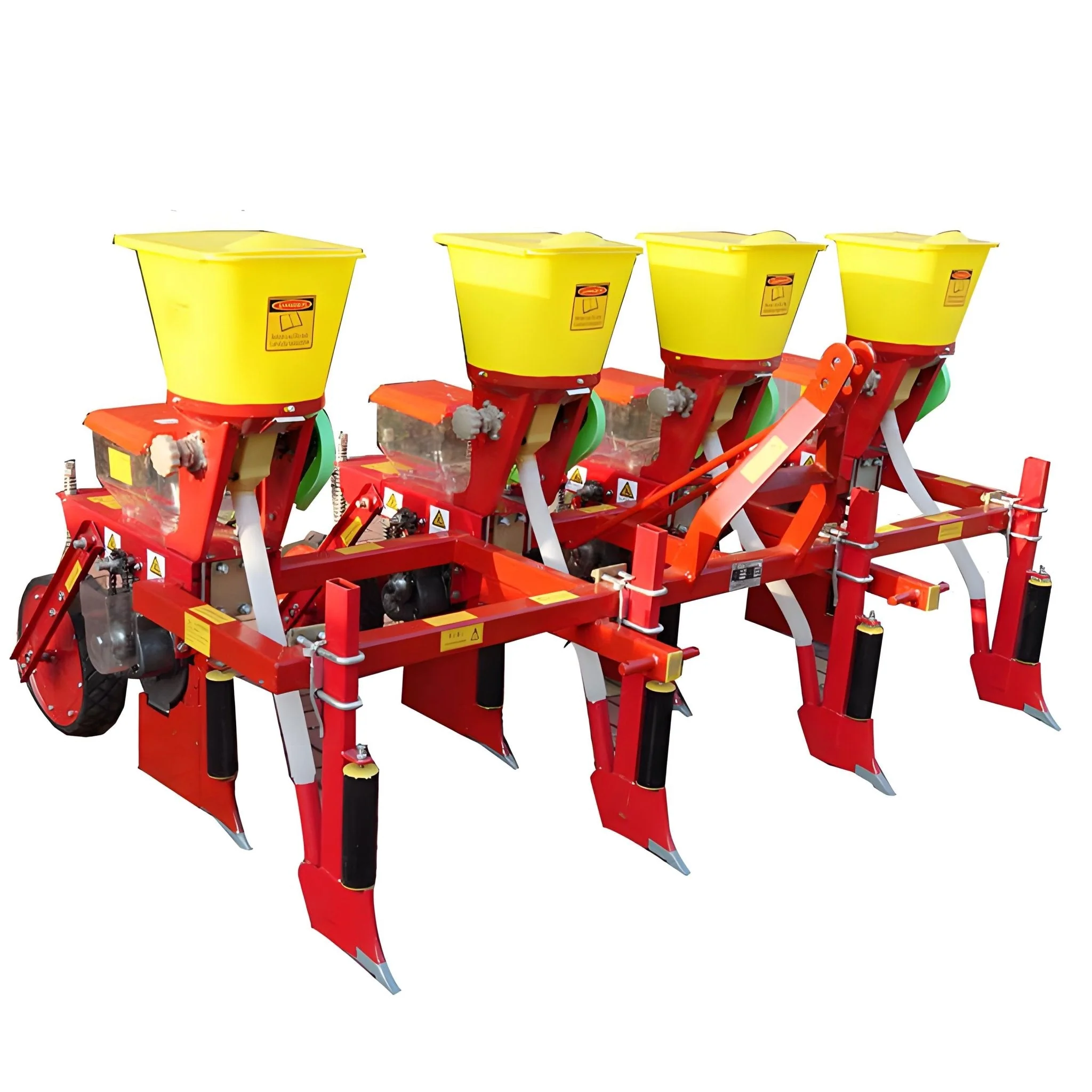 3 Point Tractor 2 4 & 6 Row Corn Planter with Fertilizer Applicator Seeder for Corn, Wheat & Soybeans