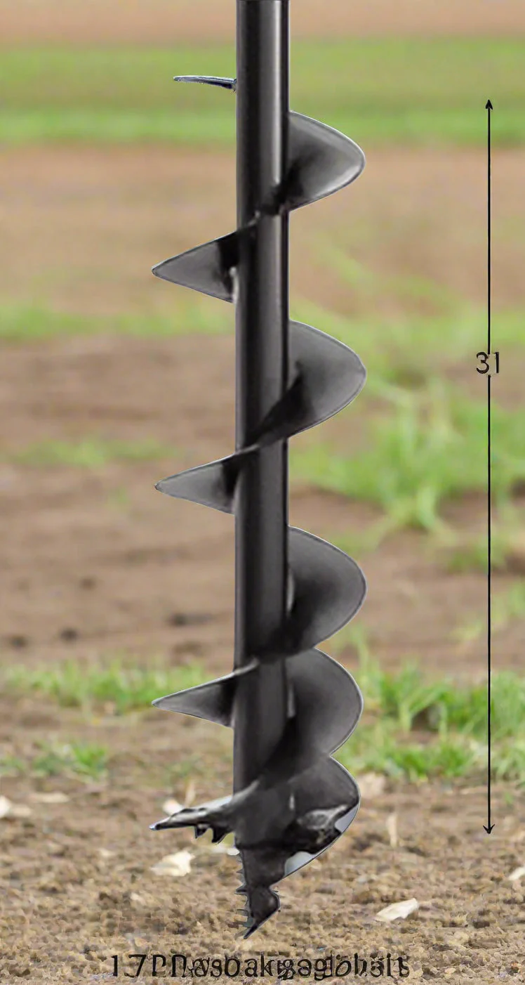 3-Point Tractor Post Hole Digger with 12" Auger Bit – Heavy-Duty Complete Attachment | SKU: PHD50933 - Image 3