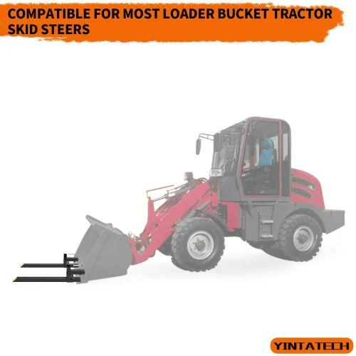 42" Clamp-On Pallet Forks for Loader Buckets – 1,500 LB Capacity for Tractors & Skid Steers | SKU: HLA42 - Image 3