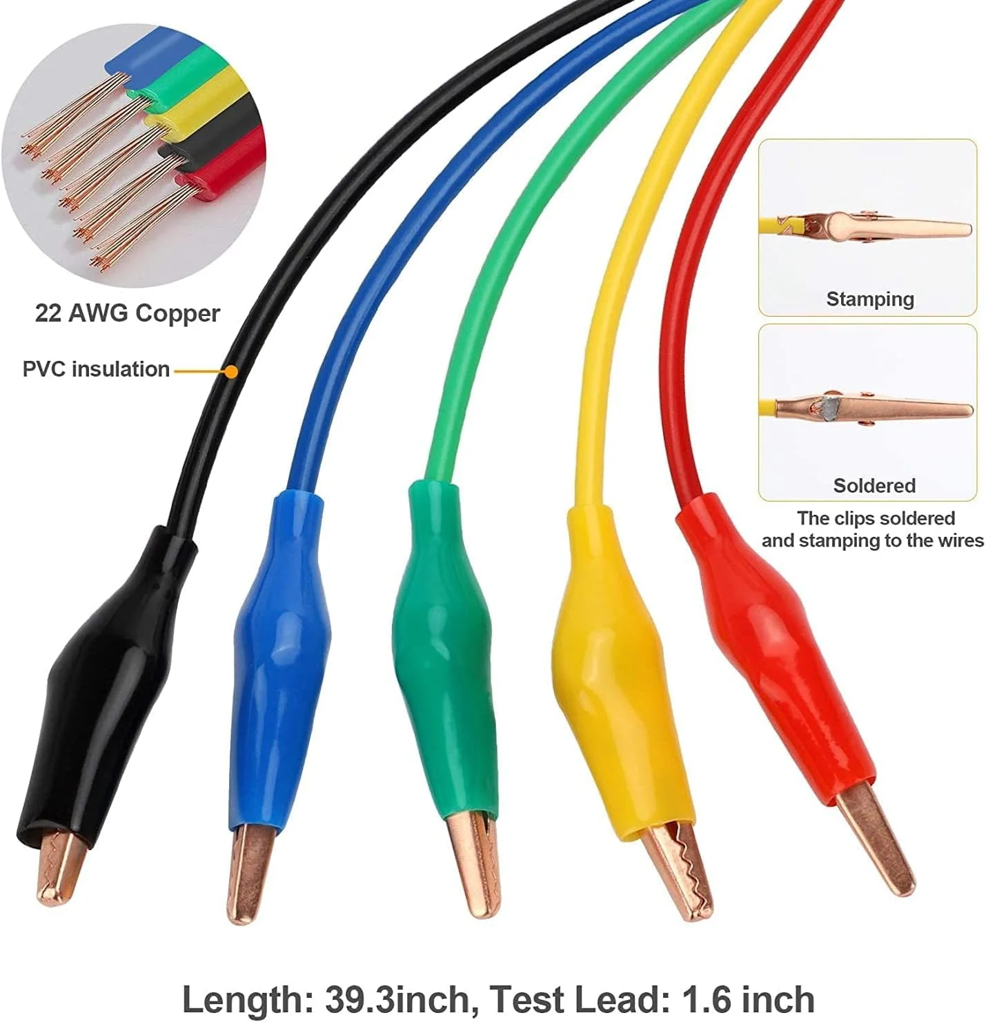 New 30-Piece Multimeter Test Lead and Probe Set | Electrical Cable Kit – Model 30WMS - Image 3