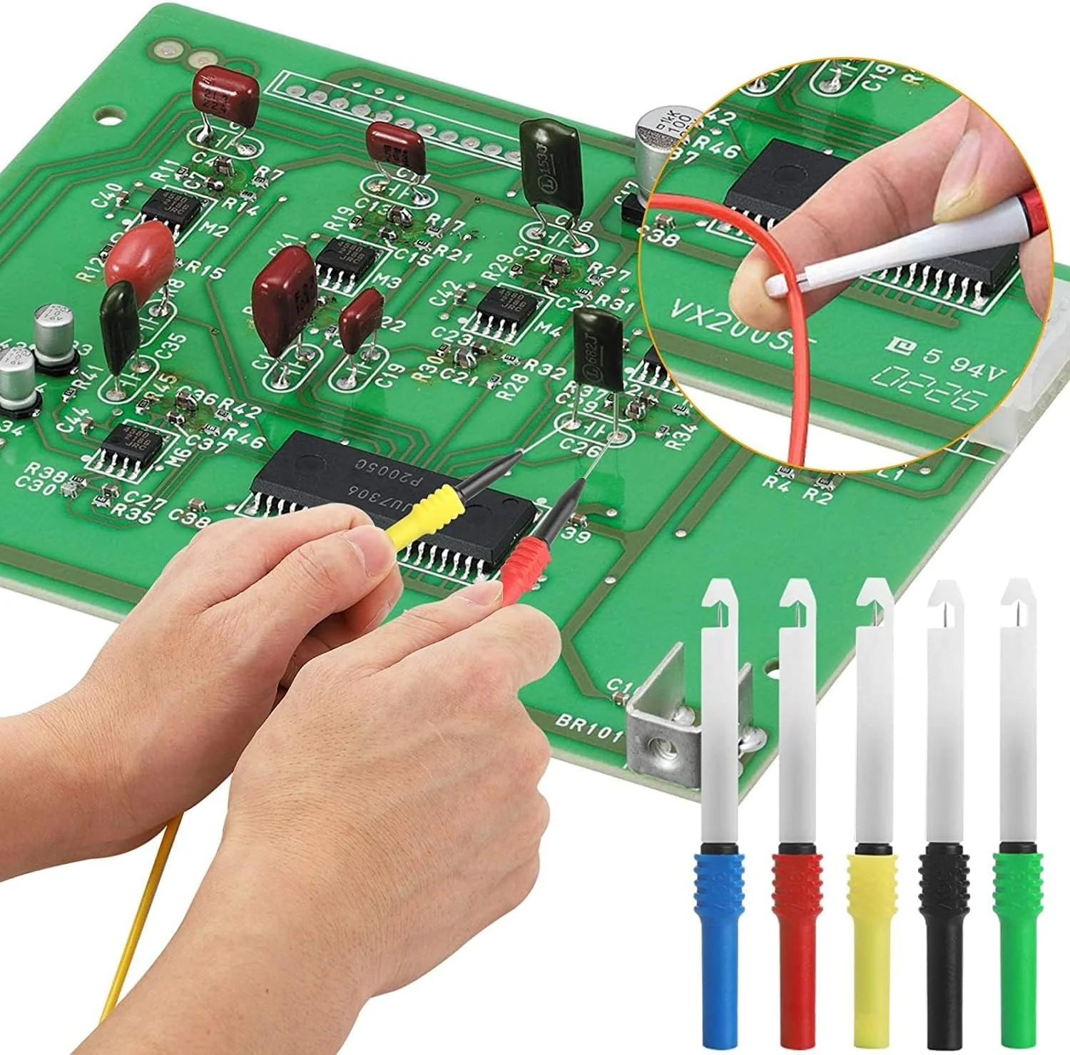 New 30-Piece Multimeter Test Lead and Probe Set | Electrical Cable Kit – Model 30WMS - Image 4