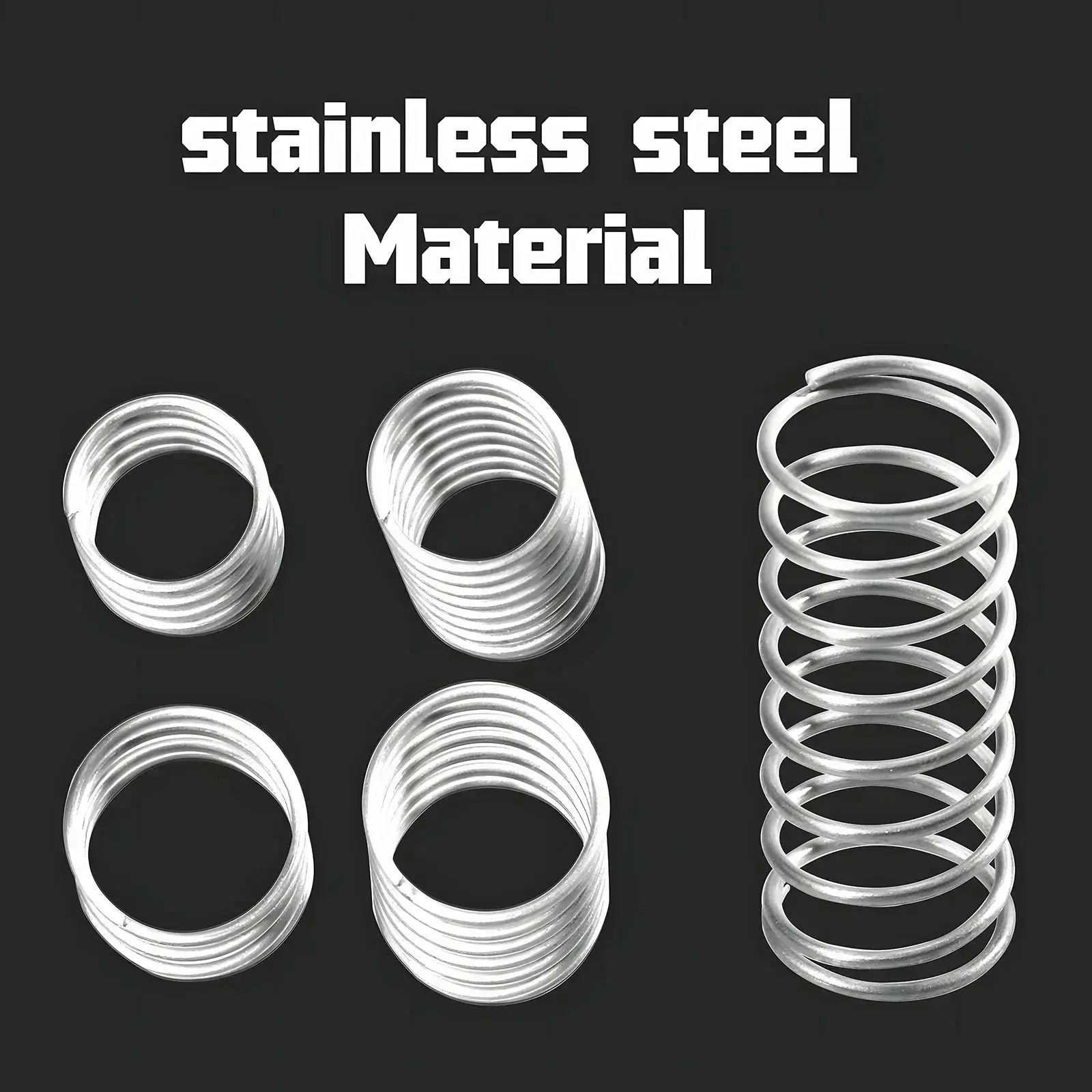 300pcs Stainless Steel Compression Spring Kit Assortment FS011296 - Image 3