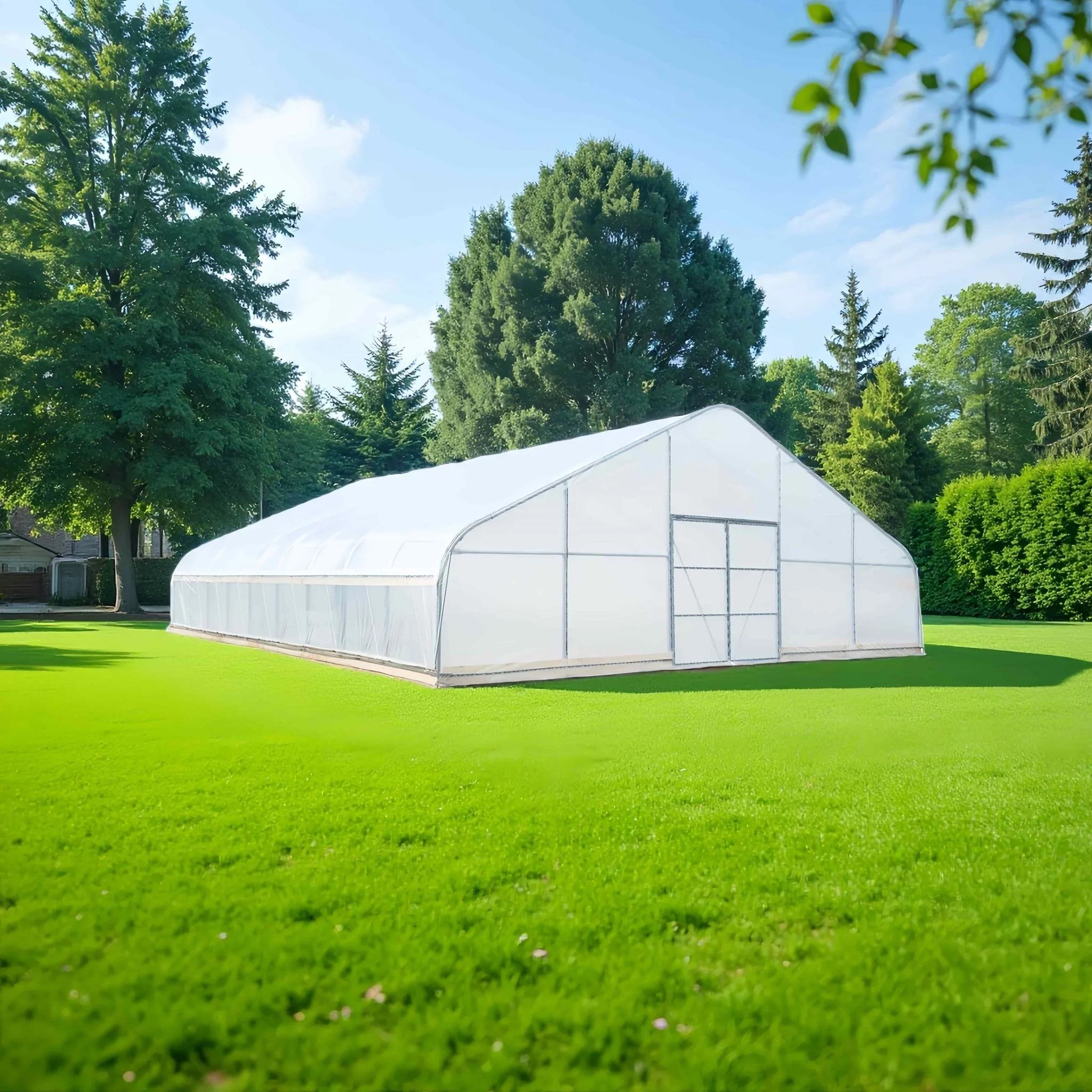 Tunnel Greenhouse Building – 30x40x12 & 30x80x12 FT Heavy-Duty Hoop House Structure - Image 3