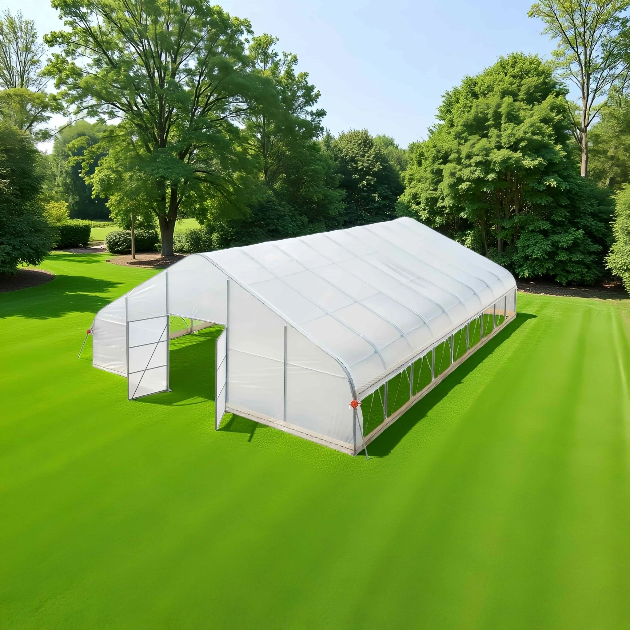 Tunnel Greenhouse Building – 30x40x12 & 30x80x12 FT Heavy-Duty Hoop House Structure - Image 4