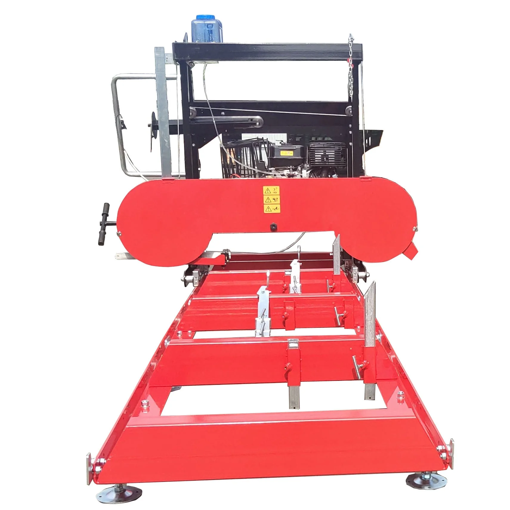 32″ Portable Sawmill with 14 HP Electric Start Loncin Engine – Sawmill Trailer & Extension Tracks Optional | Heavy-Duty Manual Mill - Image 6