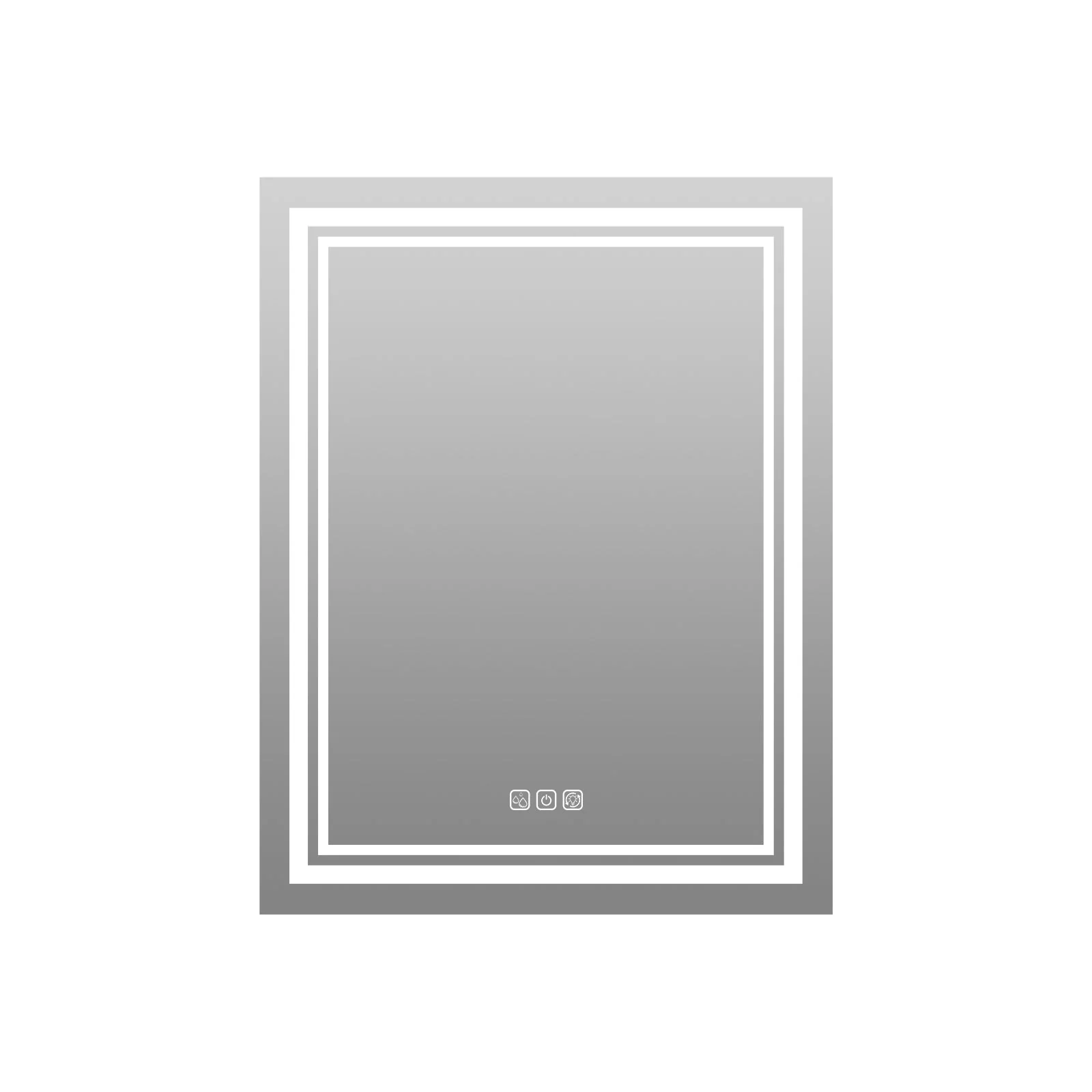 32x24 LED Bathroom Mirror – Dimmable Frontlit & Backlit with Demister & 3CCT Light Modes LED3224A - Image 2