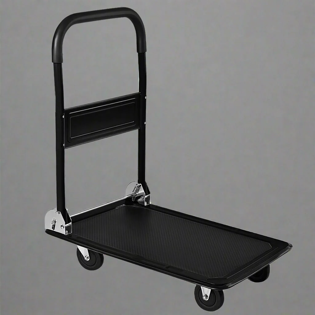 330 lb Capacity Foldable Hand Truck Dolly with Push Cart Design – AMMPC02