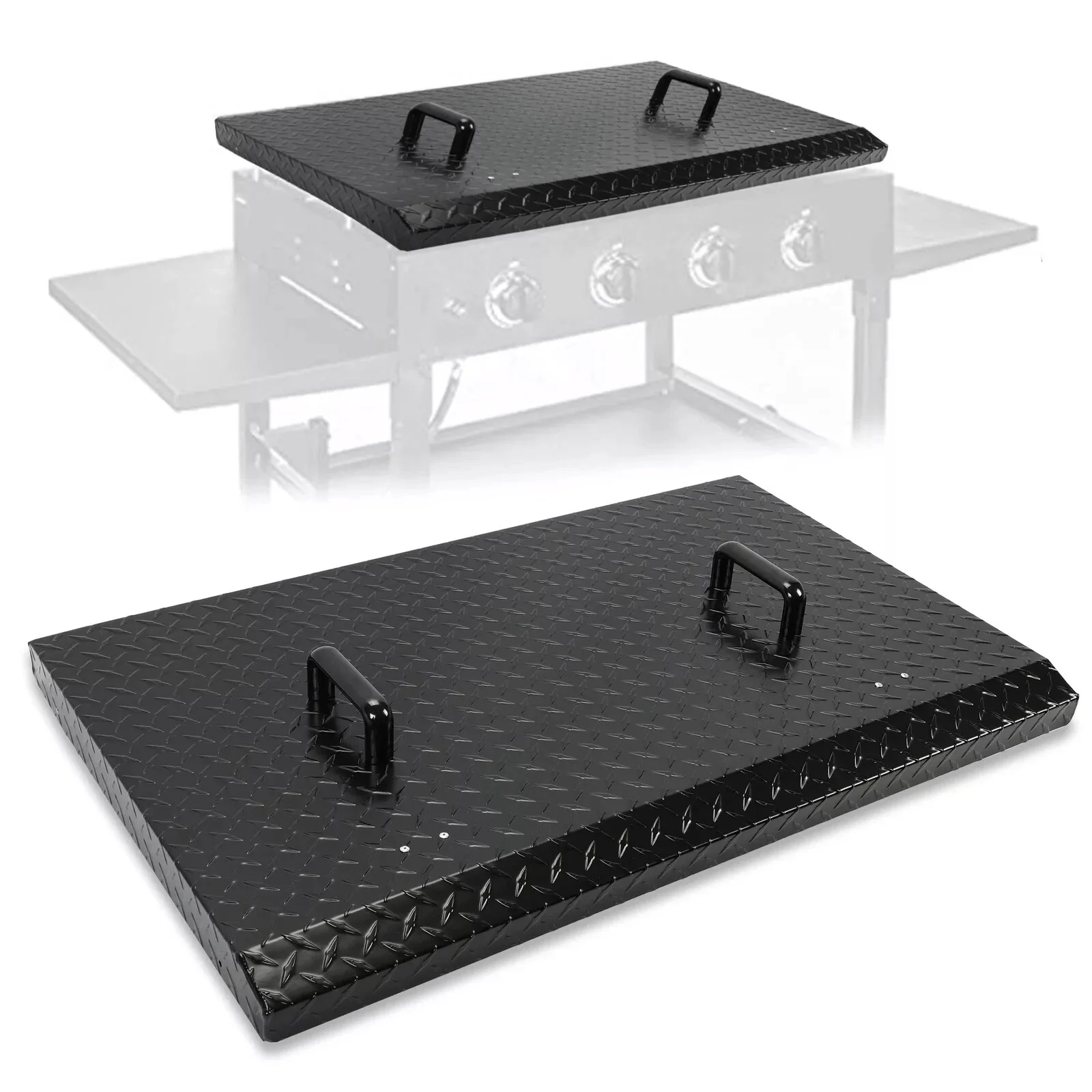 36 Inch Griddle Grill Hard Cover Lid Compatible with Blackstone Outdoor Powder Coated Lightweight Top LYOM018SA - Image 6