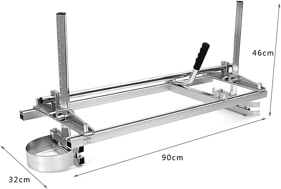 36" Portable Chainsaw Mill Lumber Guide – Adjustable Cutting Sawmill Tool for Logs & Planks | SKU: S1172 - Image 2