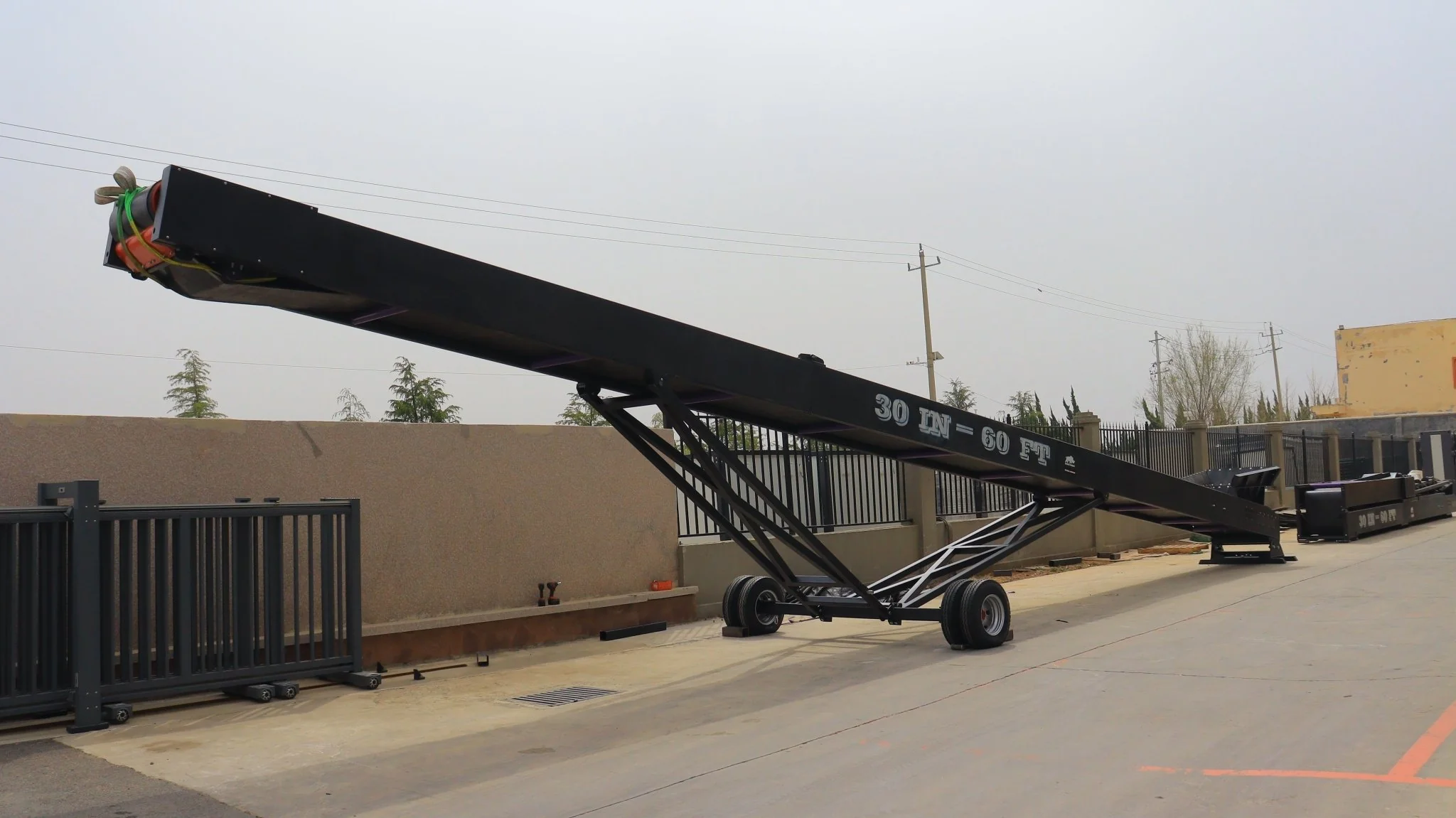 30 x 60 FT Heavy Duty Stacking Conveyor for Mining, Recycling, Aggregates SU25602 - Image 2