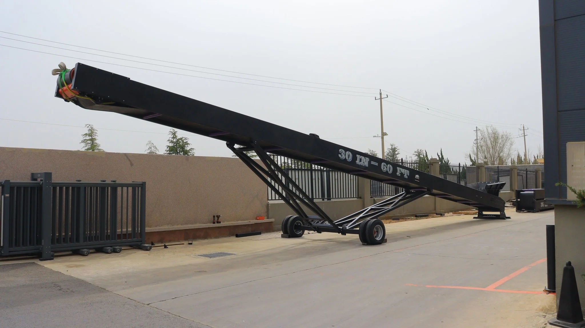 30 x 60 FT Heavy Duty Stacking Conveyor for Mining, Recycling, Aggregates SU25602 - Image 6