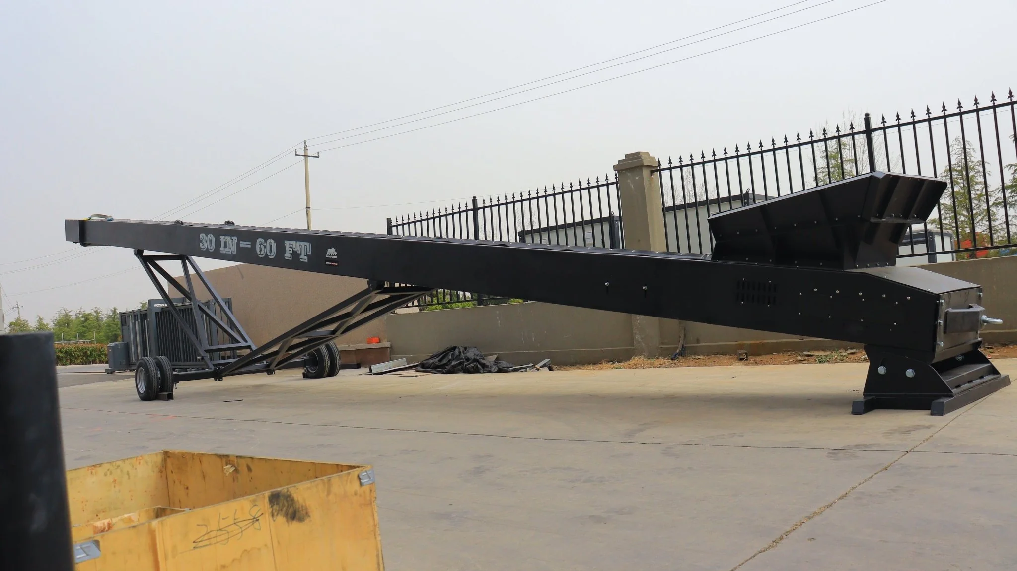30 x 60 FT Heavy Duty Stacking Conveyor for Mining, Recycling, Aggregates SU25602 - Image 9