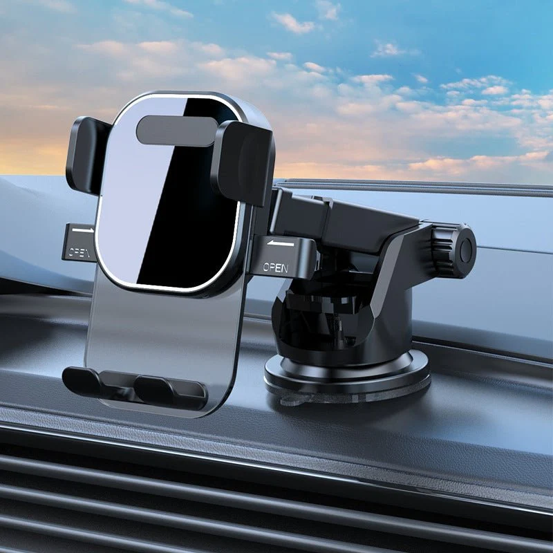 360° Gravity Car Phone Mount – Auto-Lock Dashboard & Vent Holder for iPhone & Android Devices | SKU: LGUH018