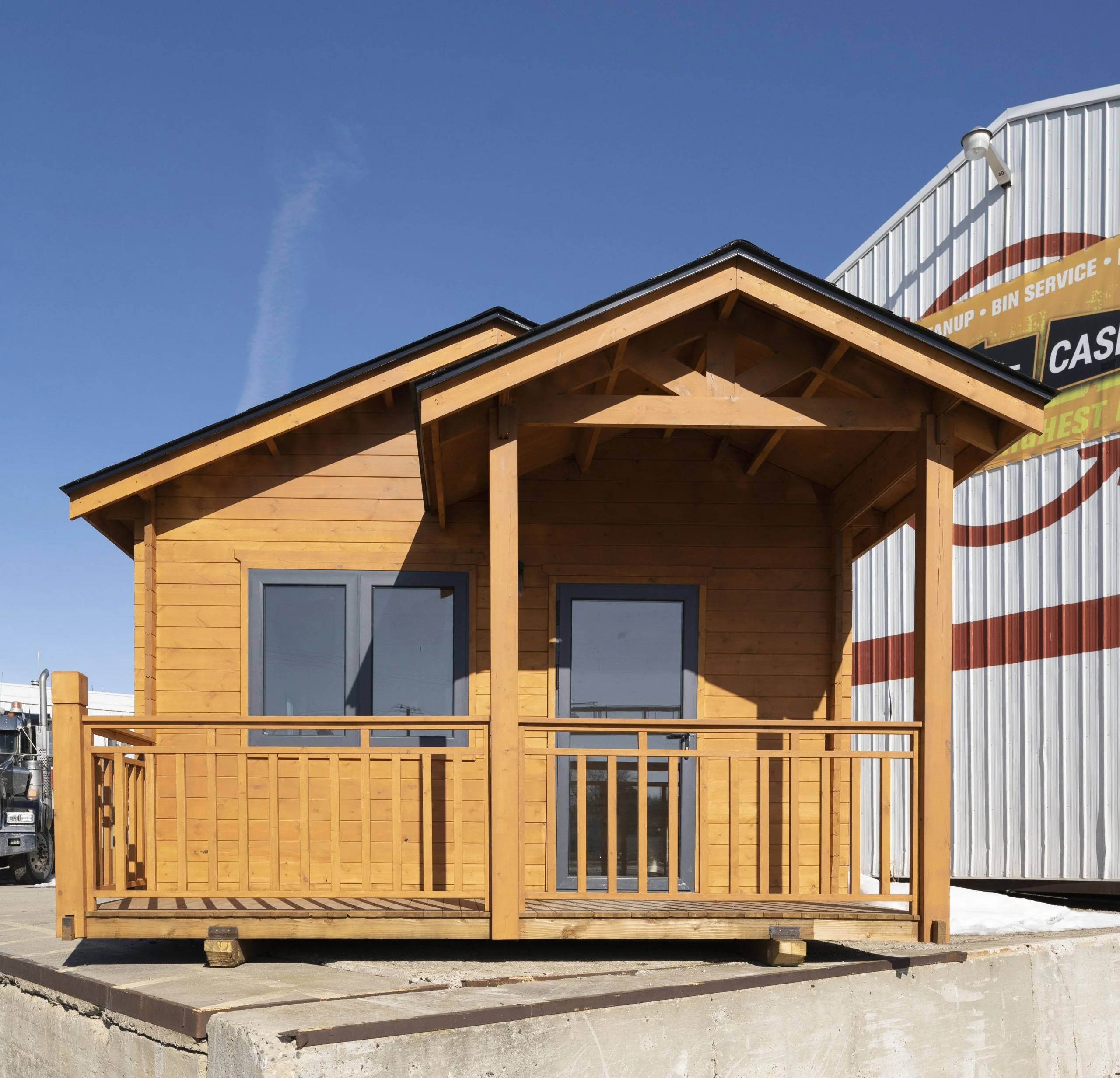 370 SQ FT Insulated Pine Log Cabin Tiny House Package – Multiple Options – Energy-Efficient Design - Image 8