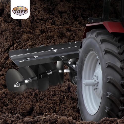 39" Tow-Behind Garden Cultivator Disc Harrow – Lawn & Soil Prep Hitch Attachment | SKU: 927041 - Image 4