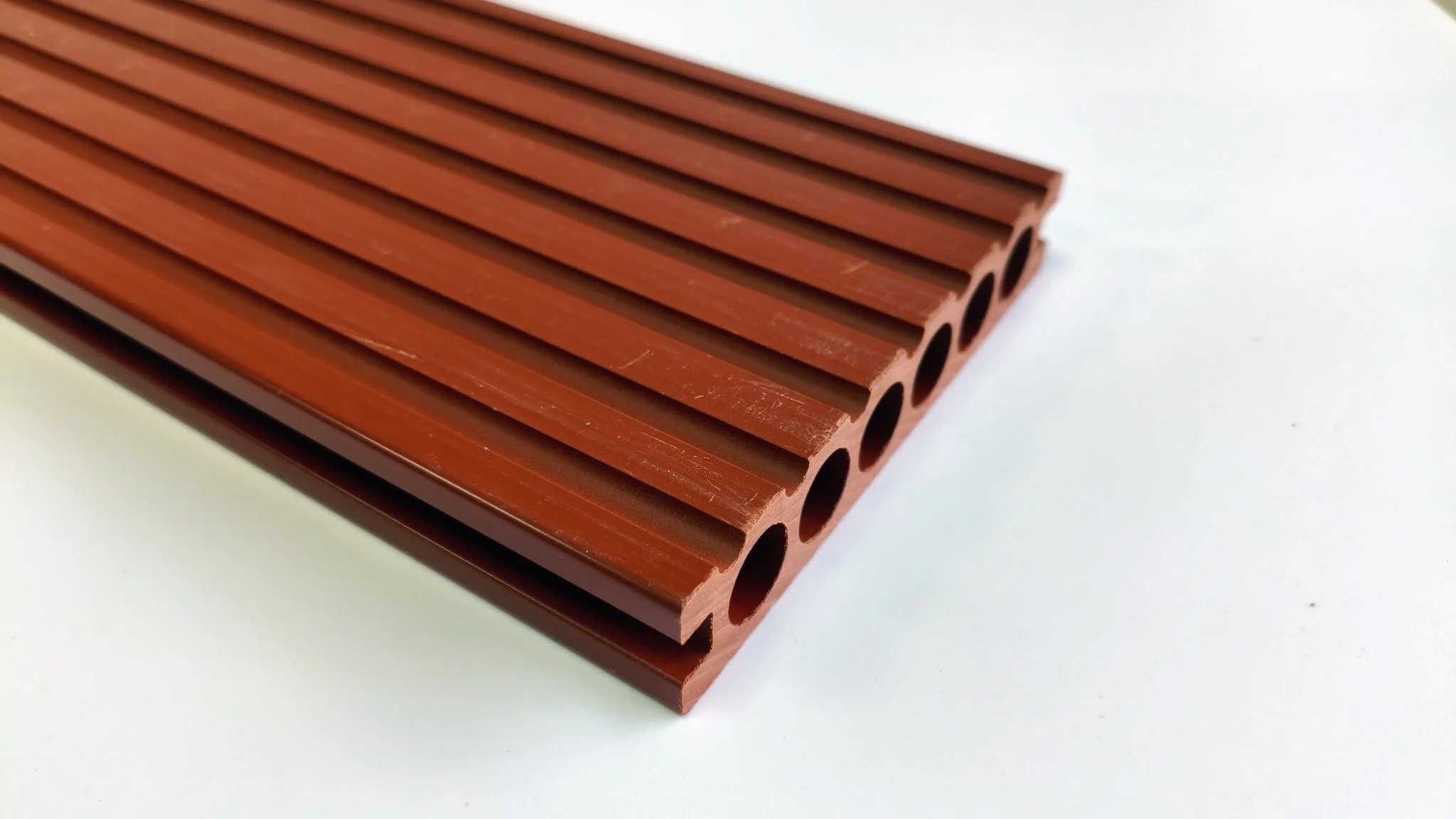 3D Wood Grain WPC Decking System 22 Sq ft Pack Boards Keel Edge Trim & Fasteners - Image 13