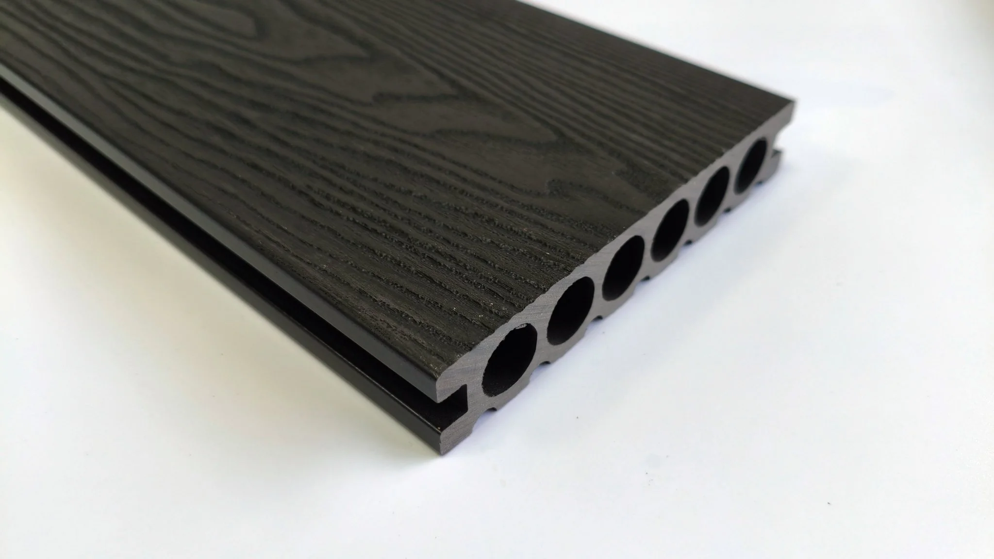 3D Wood Grain WPC Decking System 22 Sq ft Pack Boards Keel Edge Trim & Fasteners - Image 18