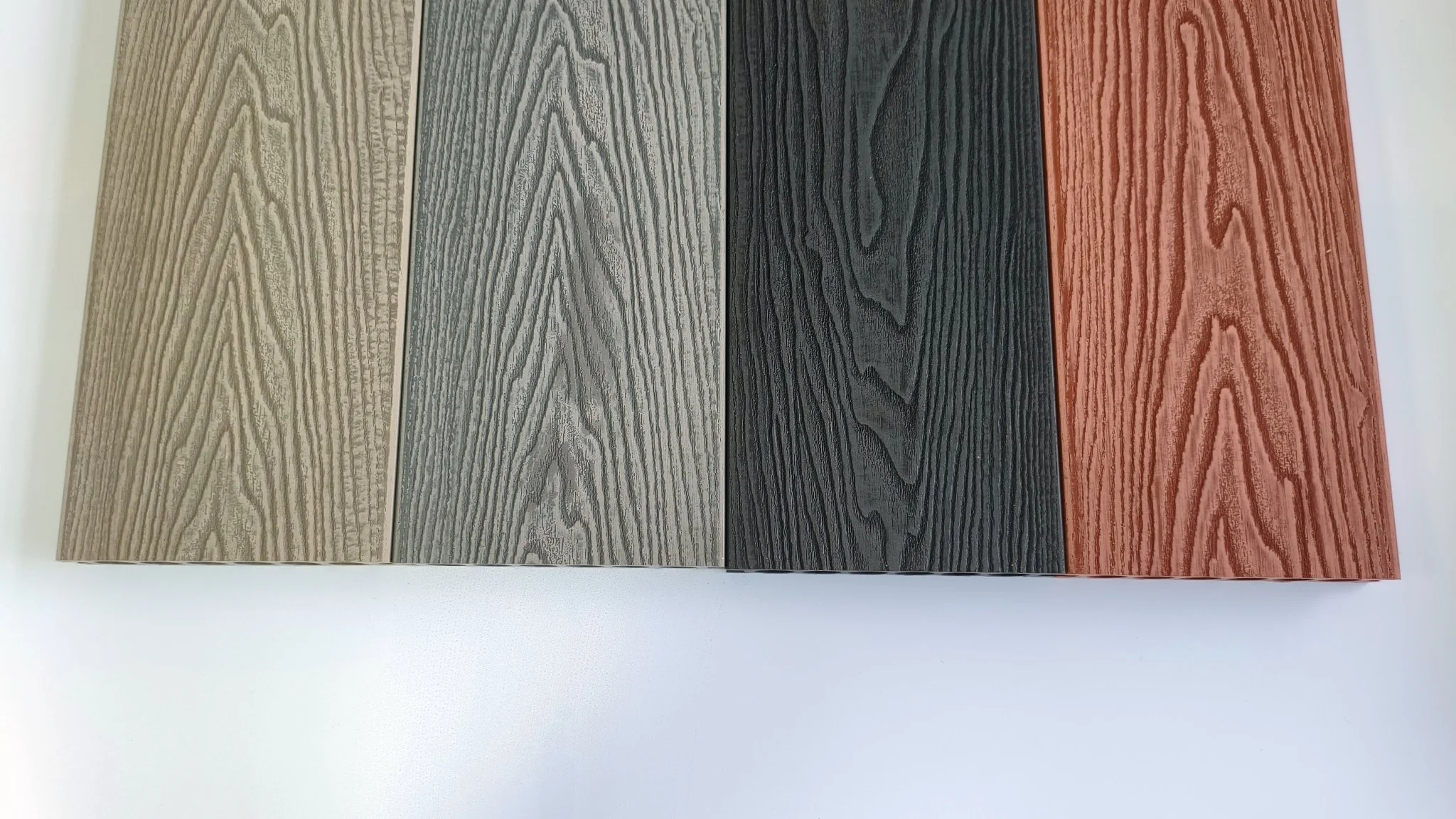 3D Wood Grain WPC Decking System 22 Sq ft Pack Boards Keel Edge Trim & Fasteners - Image 23