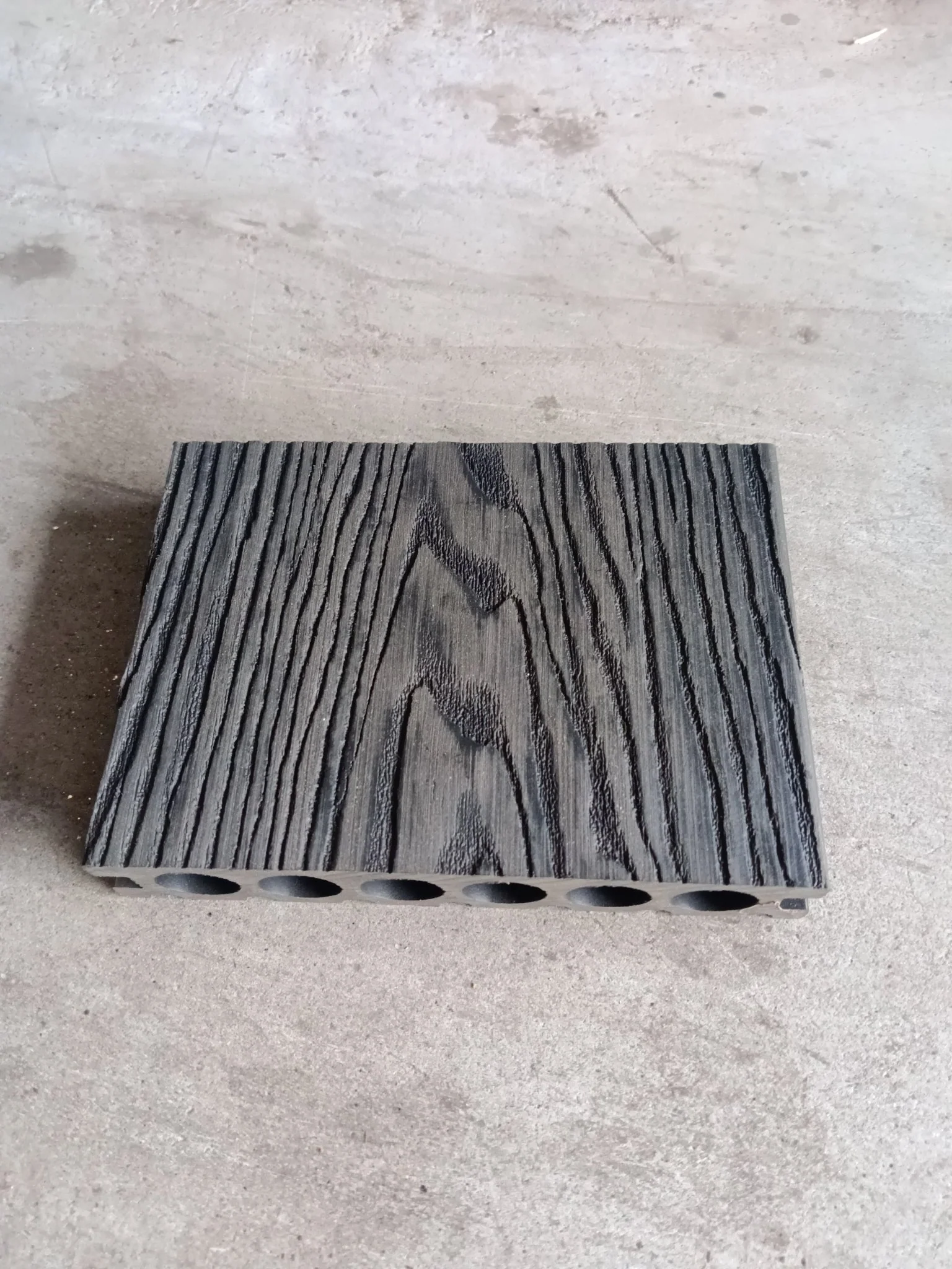 3D Wood Grain WPC Decking System 22 Sq ft Pack Boards Keel Edge Trim & Fasteners - Image 5