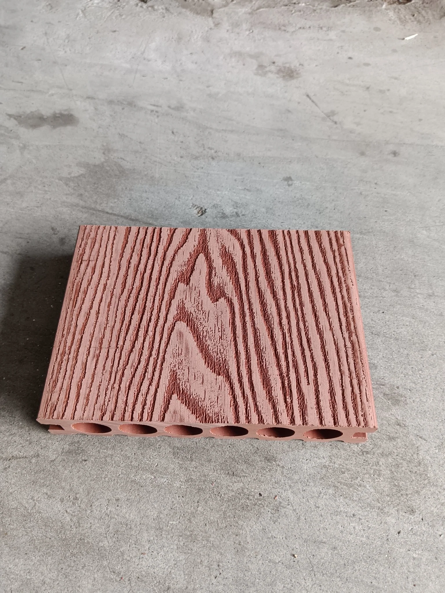 3D Wood Grain WPC Decking System 22 Sq ft Pack Boards Keel Edge Trim & Fasteners - Image 6