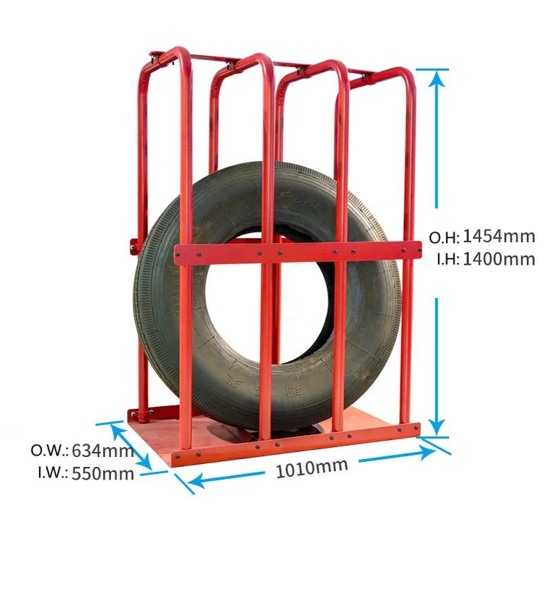 4-Bar Tire Inflation Safety Cage – Heavy-Duty for Truck & Bus Tires | TC5BK - Image 3