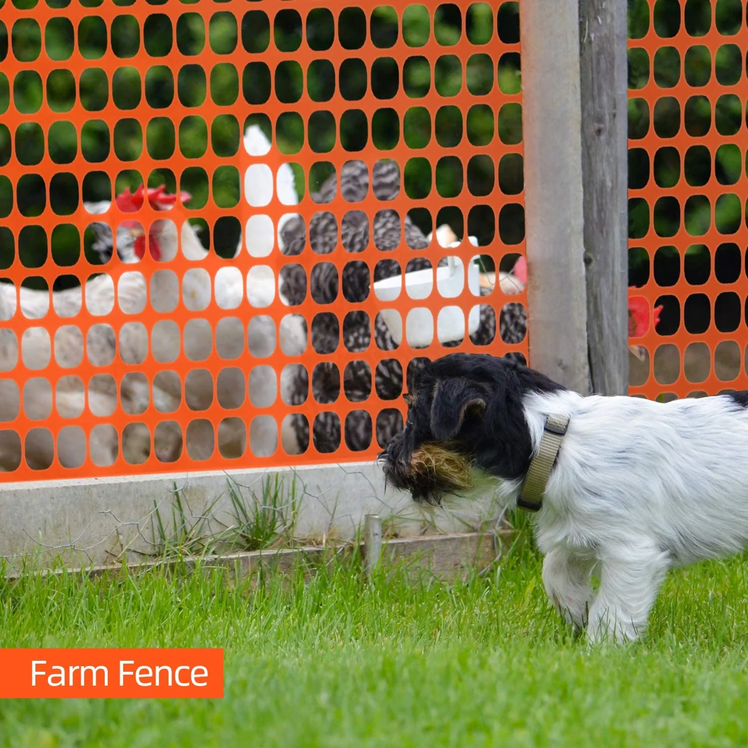 4x50 FT Plastic Snow Fence – Green & Orange Wind/Safety Barrier | 57WF5 / 57WF6 - Image 7