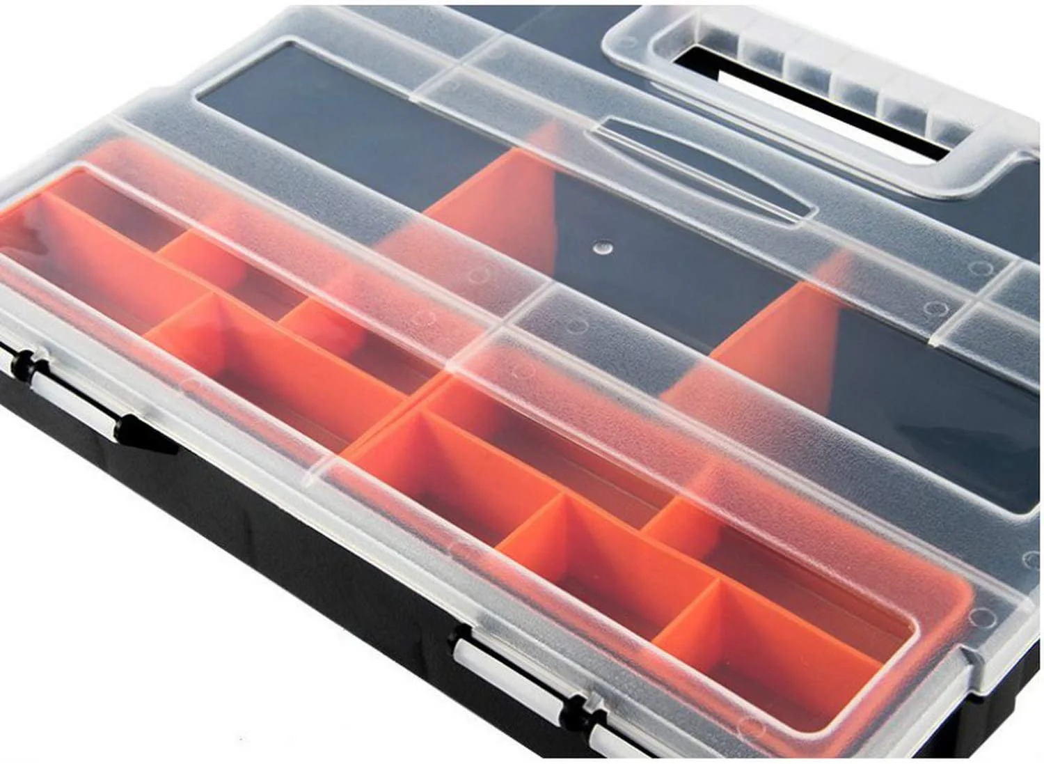 4-Pc Tool & Parts Organizer Box Set – Durable Storage Case with Compartments – WT421 - Image 2