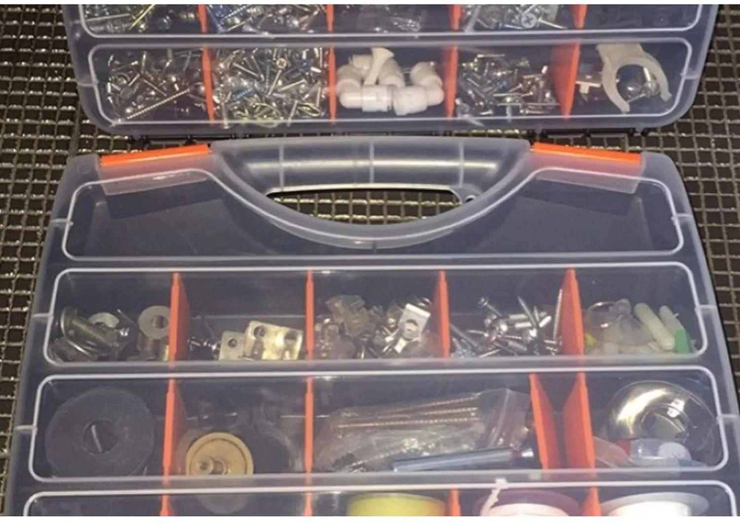 4-Pc Tool & Parts Organizer Box Set – Durable Storage Case with Compartments – WT421 - Image 6