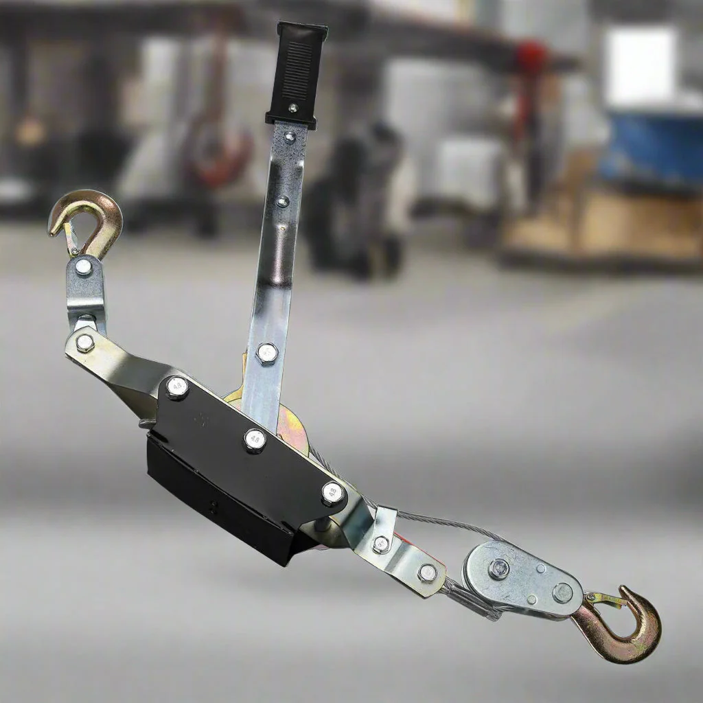 New 4 Ton Hand Puller Come-Along Winch – Heavy-Duty Cable Block Tool KH4000