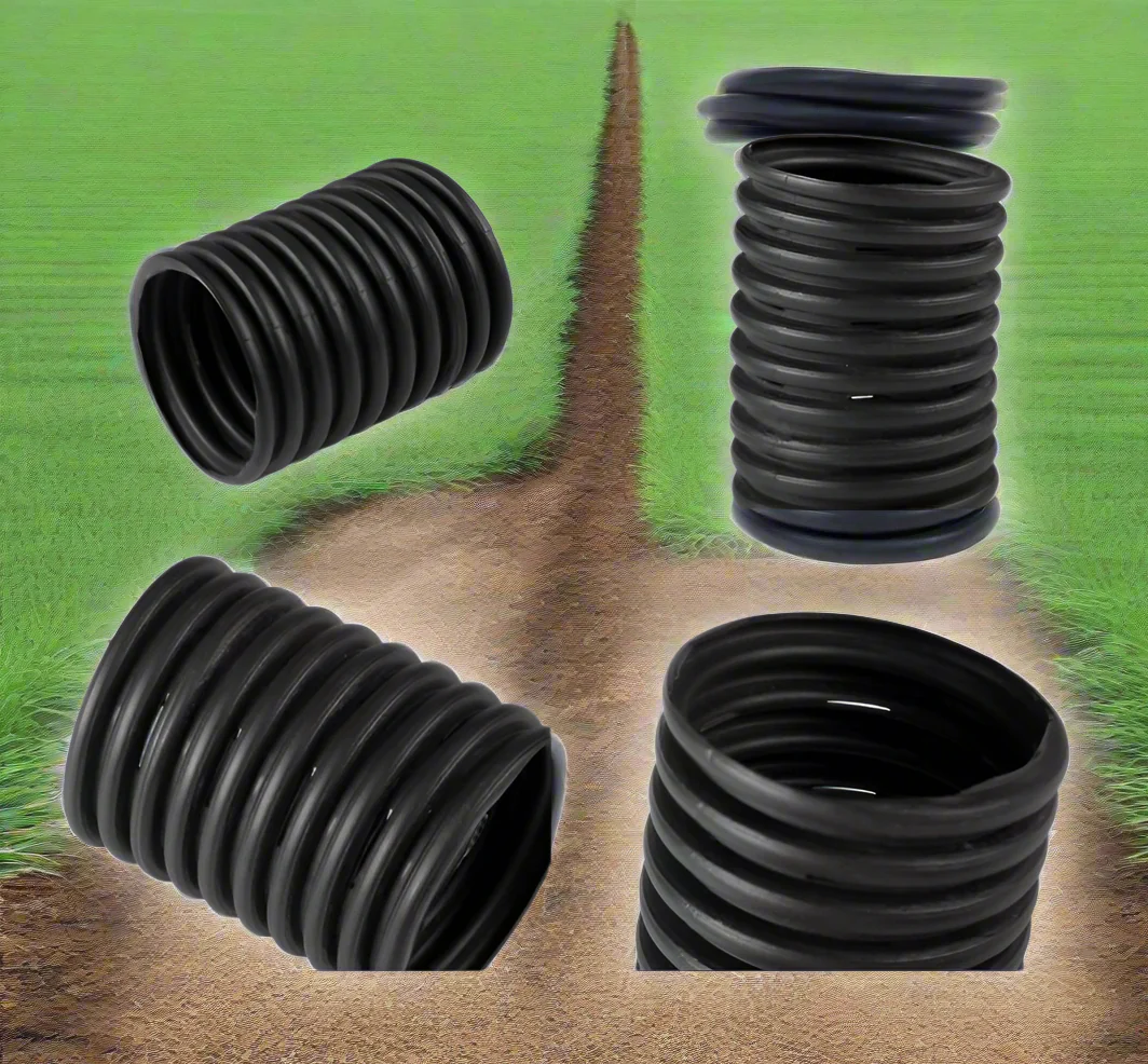 4" x 100 FT Solid Drain Pipe with Perforated Sock – Flexible Landscaping Drainage Solution - Image 3