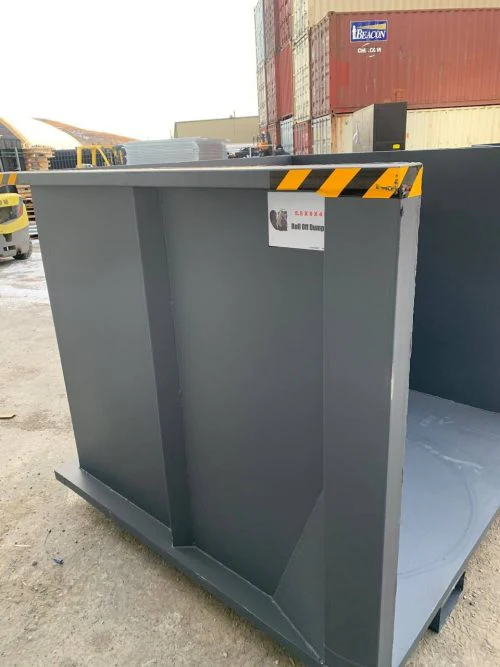 4-Yard Steel Debris Dump Box – Heavy-Duty Scrap & Recycling Bin | SKU: 1217707 - Image 4