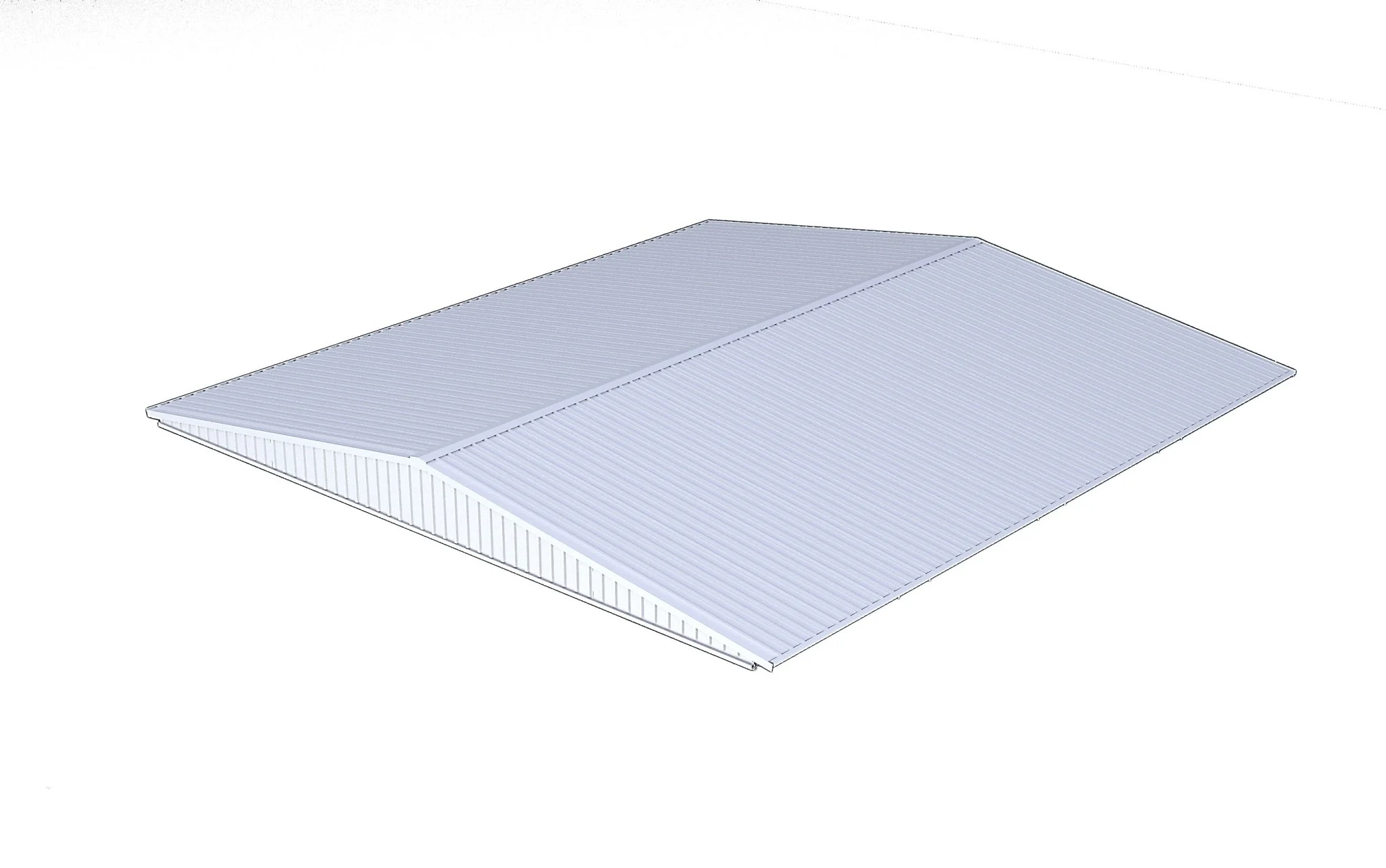40' x 36' x 14' Galvanized Steel Container Garage Shed Kit – Heavy-Duty Metal Building MC364004 - Image 2