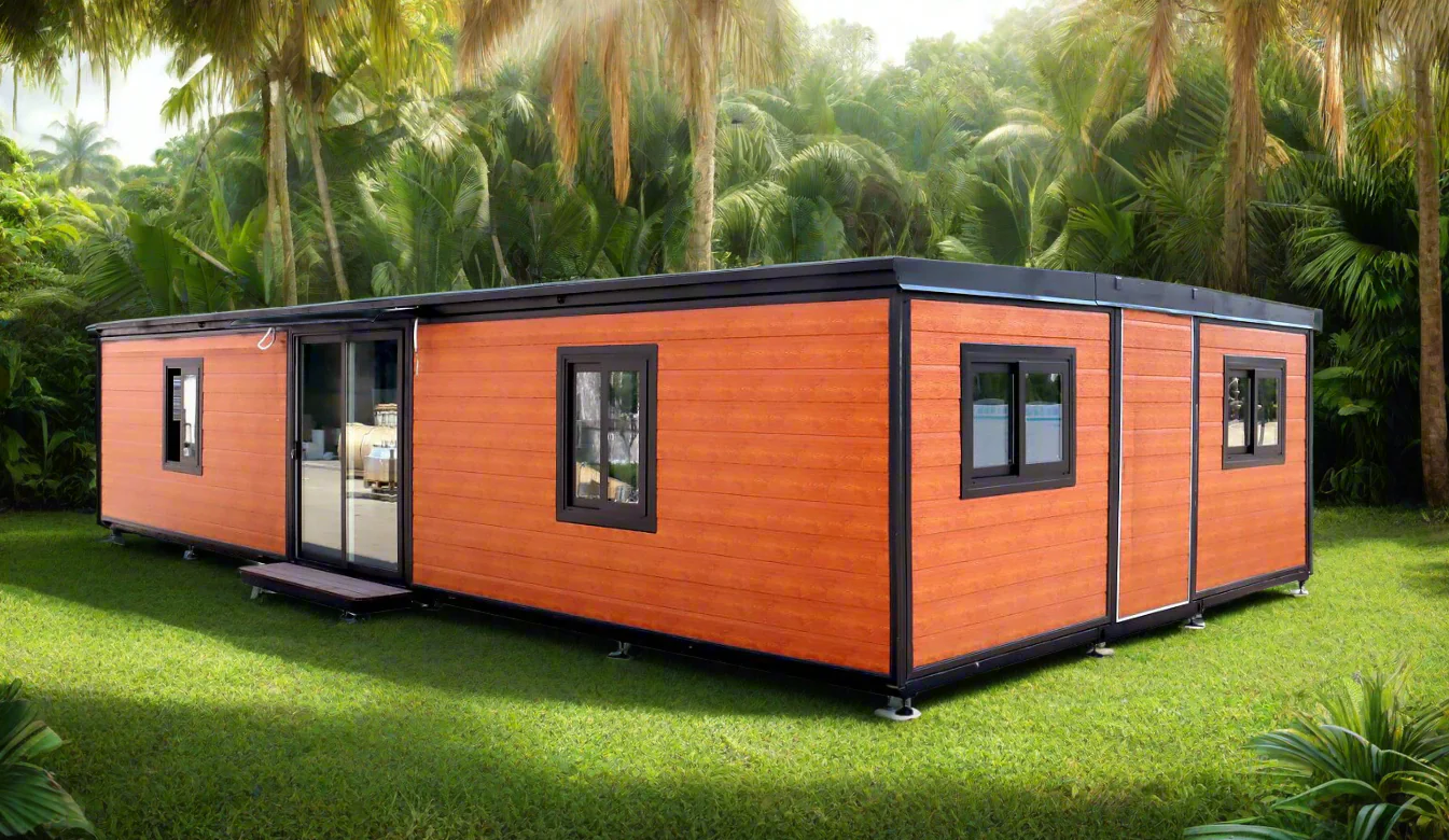 40 FT 3-Bedroom Prefab Modular Home – Off-Grid Folding House with Kitchen & Electric Setup | SKU: S020940FT