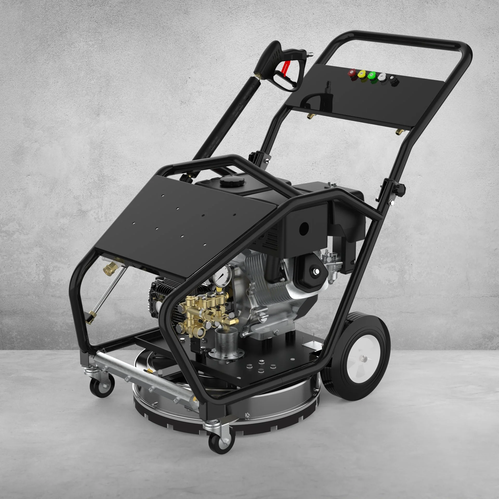 4000 PSI Commercial Pressure Washer Kit – 21″ Surface Cleaner, Broom & Wand Combo | Model DCC-27/17MF - Image 4
