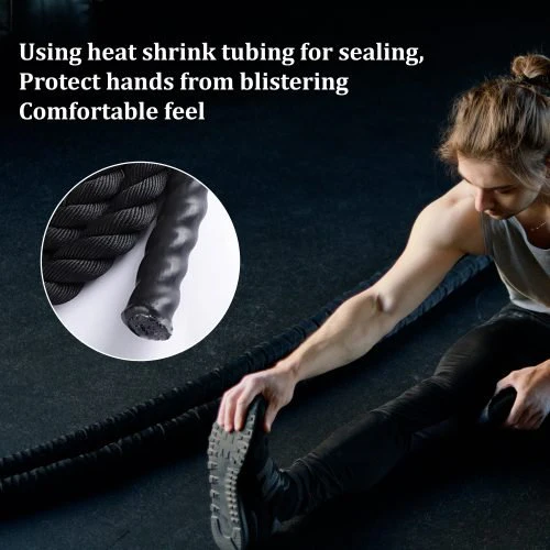 40 FT Battle Rope – Heavy-Duty 3-Strand Fitness Rope for Full-Body Workouts | AMBR121 - Image 4