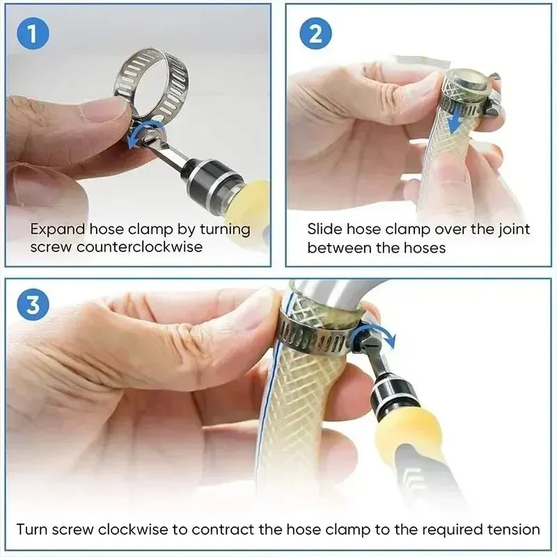 40pcs 6-29mm Pipe Clamp Stainless Steel Fuel Clamp Set FS090532 - Image 7