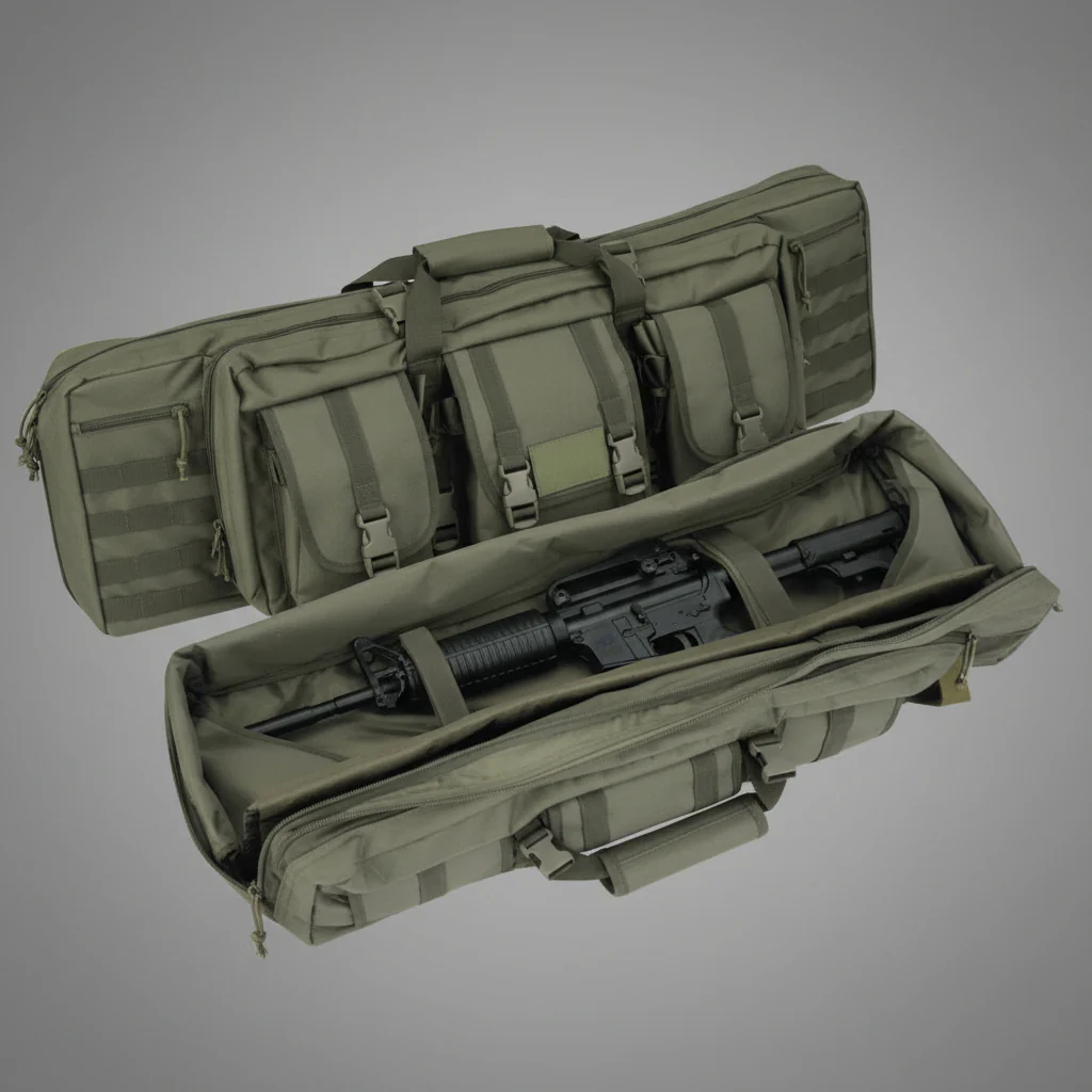 42" Double Gun Case Backpack – Tactical Rifle Bag with MOLLE Webbing & Padded Interior GN9013D - Image 5