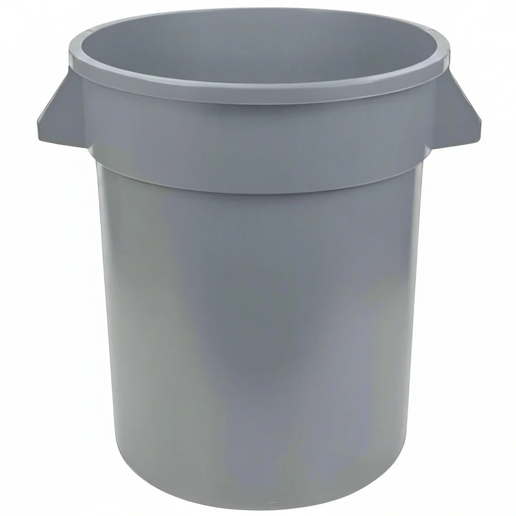 44 & 32 Gallon Outdoor Trash Cans with Lids – Heavy-Duty Garbage Bins for Home & Commercial Use - Image 2