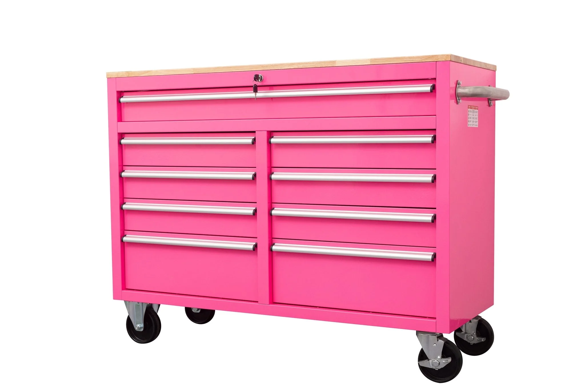 46" Rolling Tool Workbench – Heavy-Duty Mobile Storage Cabinet with 9 Drawers - Image 75