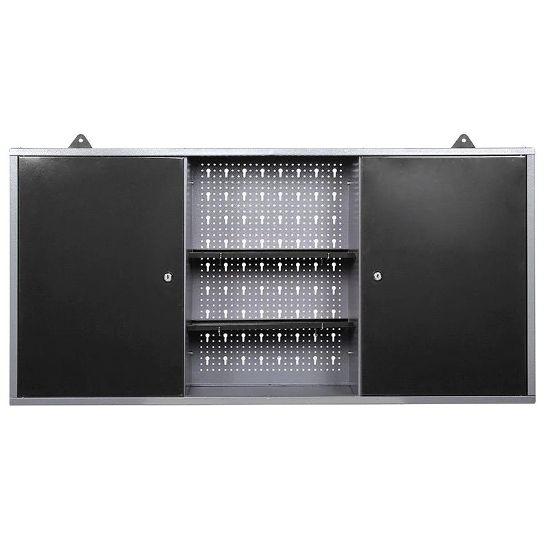47" x 8" Wall Mounted Steel Storage Cabinet with 3 Doors, 23.6" Height Heavy Duty Garage Organizer TC003