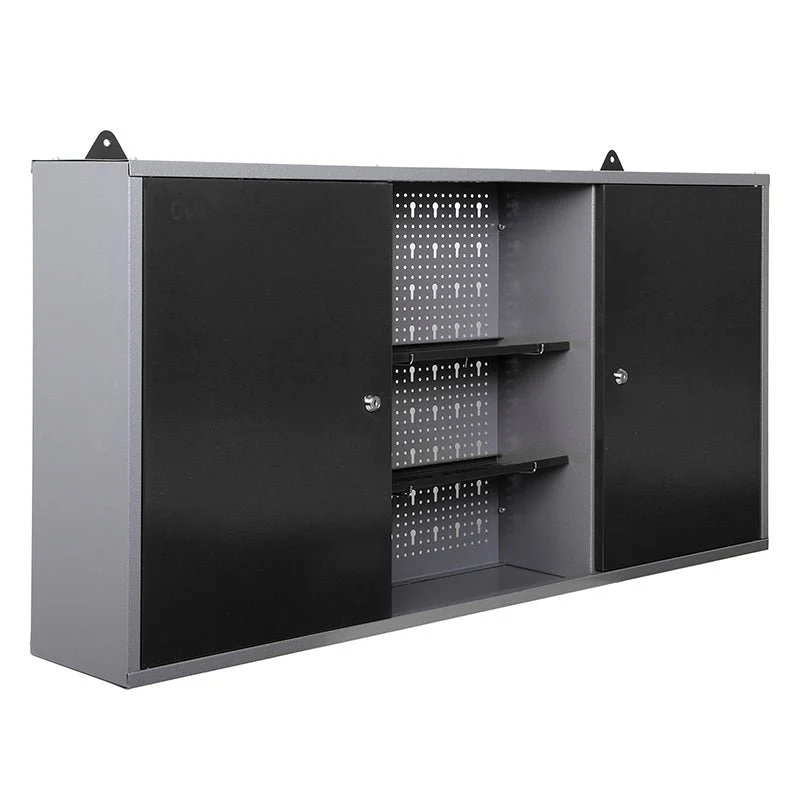 47" x 8" Wall Mounted Steel Storage Cabinet with 3 Doors, 23.6" Height Heavy Duty Garage Organizer TC003 - Image 2