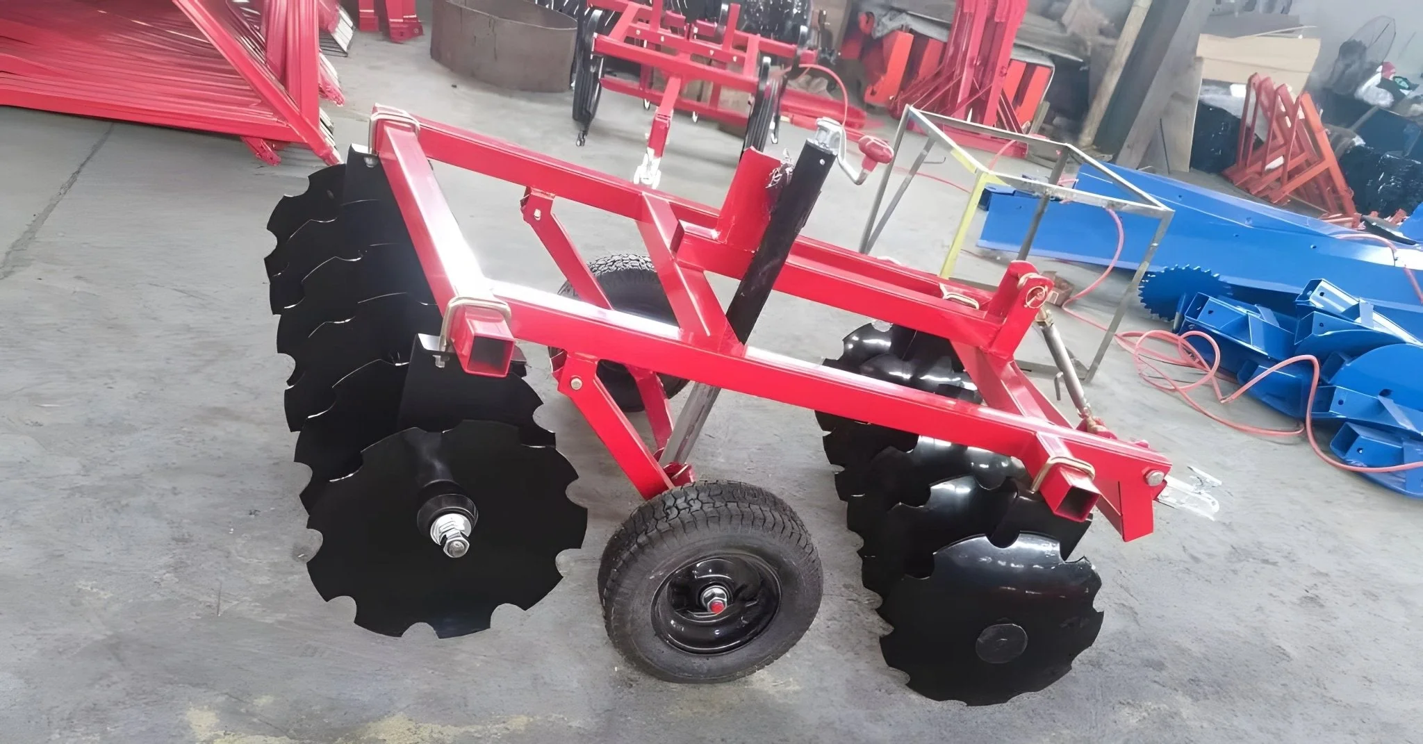 48″ ATV Disc Harrow with 12 Blades & 50mm Ball Hitch – Heavy Duty Frame Model CNJATVDHS - Image 2