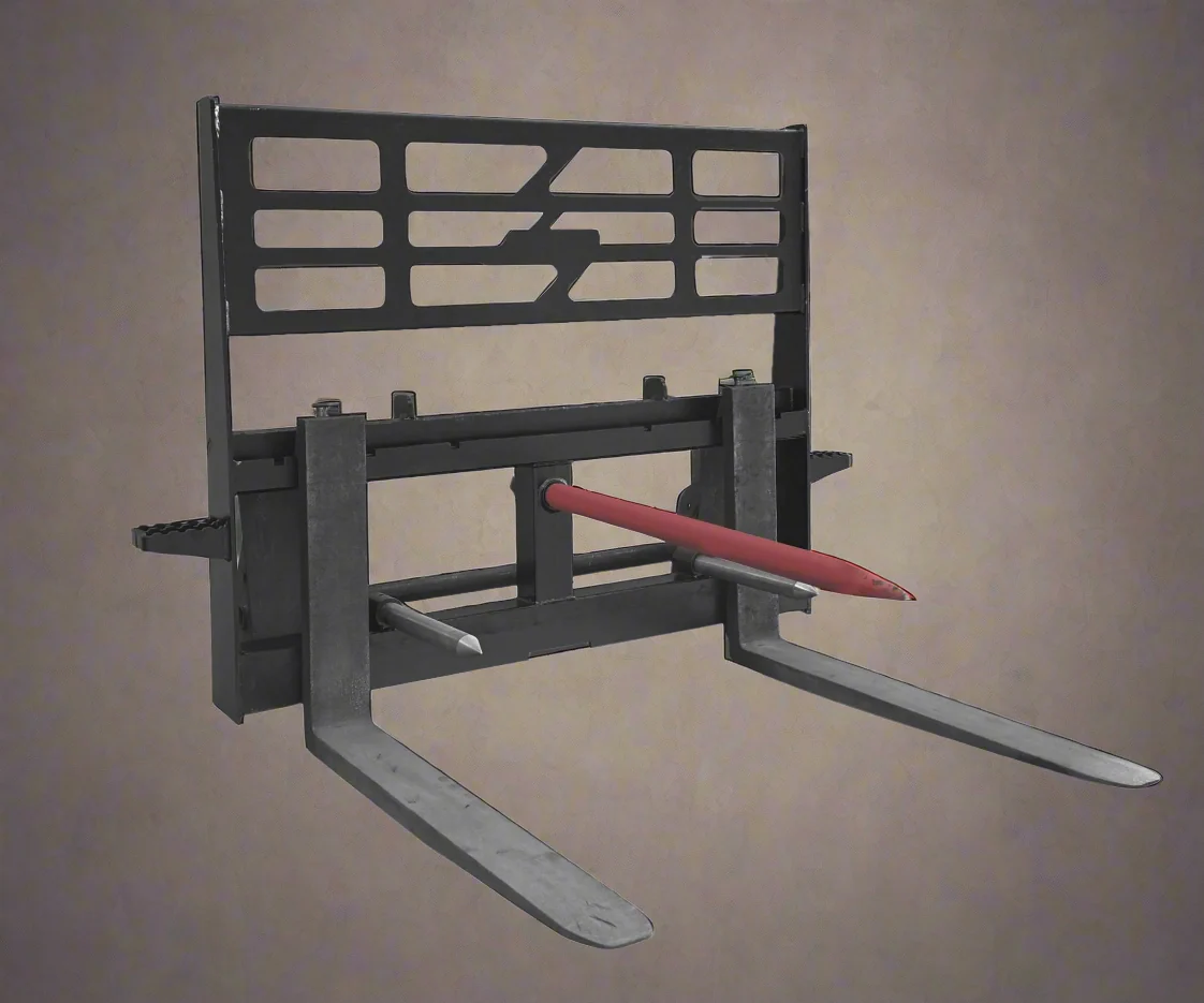48" Hay Bale Spear – Deluxe Skid Steer Fork Attachment | Model SSBF45
