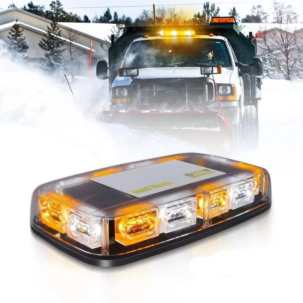48 LED Magnetic Roof Top Strobe Light Bar 16 Flash Modes IP67 12-24V 48LEDR - Image 7