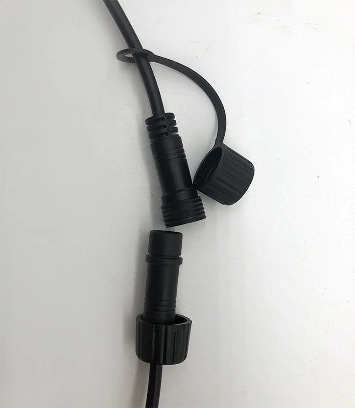 48ft + 6ft Solar LED String Lights Warm White Outdoor Patio Lights 16 or 24 Bulb Options HBSL54 - Image 4