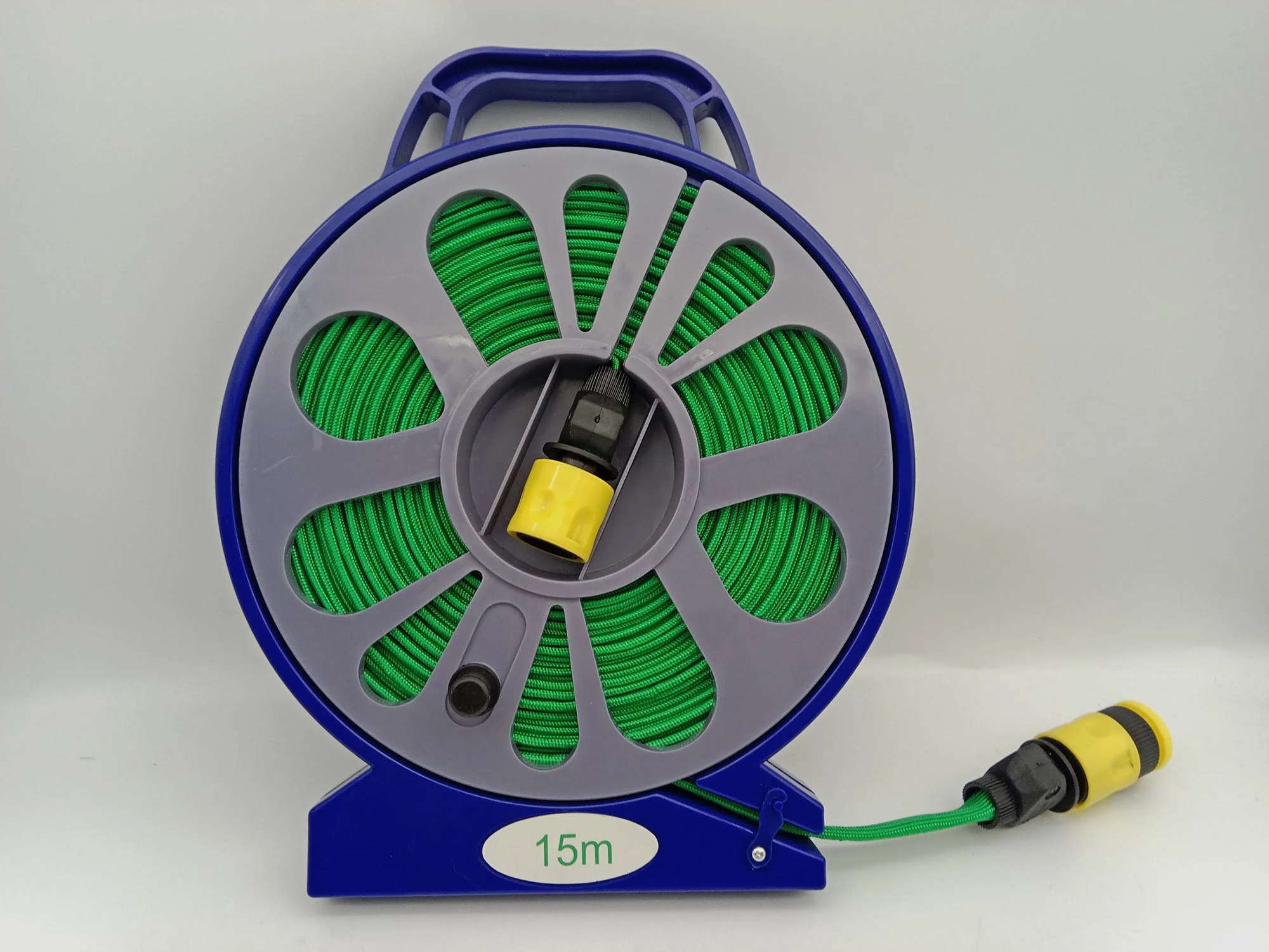 49 FT Garden Hose Reel Set with Spray Nozzle Portable Water Hose Storage G0296C - Image 4